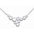 Sterling Silver Fancy CZ Necklace