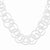 Sterling Silver Fancy Link Necklace