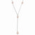 Sterling Silver Pink Cultured Pearl Necklace