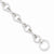 Sterling Silver Polished Fancy Link Toggle Bracelet