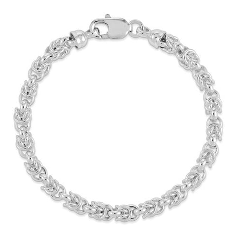 Sterling Silver Fancy Link Bracelet