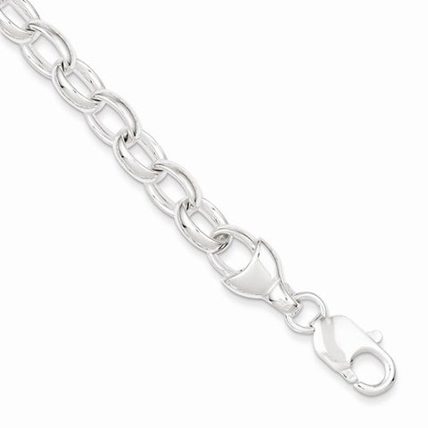 Sterling Silver Fancy Link Bracelet