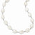 Sterling Silver White Freshwater Cultured Pearl Necklace