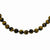 Sterling Silver Smooth Beaded Tiger Eye Necklace