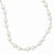 Sterling Silver White Freshwater Cultured Pearl Necklace