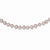 Sterling Silver Purple Freshwater Cultured Pearl Necklace