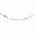 Sterling Silver White FW Cultured Pearl & Stone Necklace