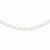 Sterling Silver White Freshwater Cultured Pearl Necklace