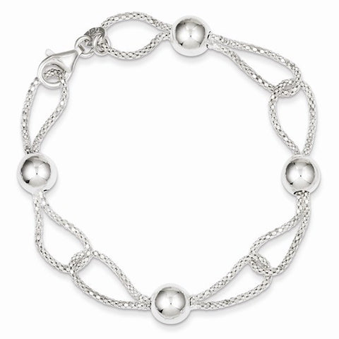 Sterling Silver Fancy Bracelet