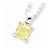 Sterling Silver Citrine Pendant on Chain