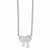 Sterling Silver CZ Bow On Rolo Chain