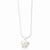 Sterling Silver Simulated Pearl Pendant On Snake Chain Pendant, 16 inch, Chains and Necklace