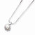 Sterling Silver Simulated Pearl Pendant On Snake Chain Pendant, 16 inch, Chains and Necklace