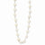 Sterling Silver Polished White Cultured Pearl Necklace