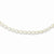 Sterling Silver White Freshwater Cultured Pearl Necklace