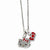 Sterling Silver Gold-Tone Hello Kitty Crystal, Enamel Necklac Necklace