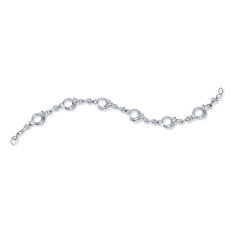 Sterling Silver Hearts Of Promise Link Bracelet