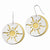 Sterling Silver & 14k Yellow Gold-plated Shepherd Hook Earrings