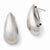 Sterling Silver Rhodium-plated Radiant Essence Omega-back Earrings