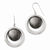 Sterling Silver Rhodium Ruthenium-plated Radiant Essence Earrings