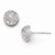 Sterling Silver Textured Post Earrings