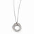 Sterling Silver Polished and Diamond-Cut Beaded Necklace