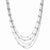 Sterling Silver Polished Six Strand Beaded Necklace