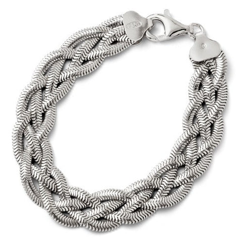 Sterling Silver Braided Bracelet