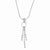 Sterling Silver Polished Dangle Necklace