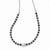 Sterling Silver Ruthenium-Plated Necklace