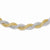 Sterling Silver Gold-Plated Diamond-Cut Twisted Necklace