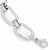 Sterling Silver Polished Fancy Link Bracelet