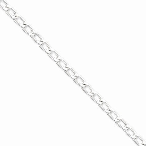 Sterling Silver Open Link Chain Bracelet