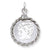 Sterling Silver Engraveable Boy Disc Charm hide-image