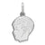 Sterling Silver Engraveable Boy Disc Charm hide-image