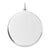 Engraveable Round Disc Charm in Sterling Silver