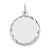 Sterling Silver Engraveable Round Disc Charm hide-image