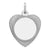 Sterling Silver Engraveable Heart Disc Charm hide-image