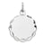 Engraveable Disc Charm in Sterling Silver