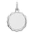 Sterling Silver Engraveable Disc Charm hide-image