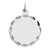 Engraveable Disc Charm in Sterling Silver