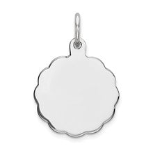 Sterling Silver Engraveable Disc Charm hide-image