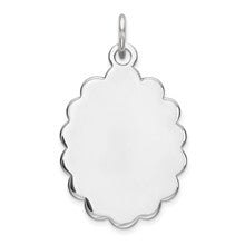 Sterling Silver Engraveable Disc Charm hide-image