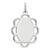 Engraveable Disc Charm in Sterling Silver