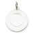 Sterling Silver Engraveable Round with Scroll Disc Charm hide-image