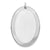 Engraveable Oval Disc Charm in Sterling Silver