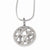 Sterling Silver & CZ Polished Pendant Necklace