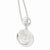 Sterling Silver & CZ Polished Fancy Pendant Necklace