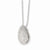 Sterling Silver & CZ Polished Pendant Necklace