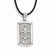 Sterling Silver & CZ Polished Fleur De Lis Pendant Necklace